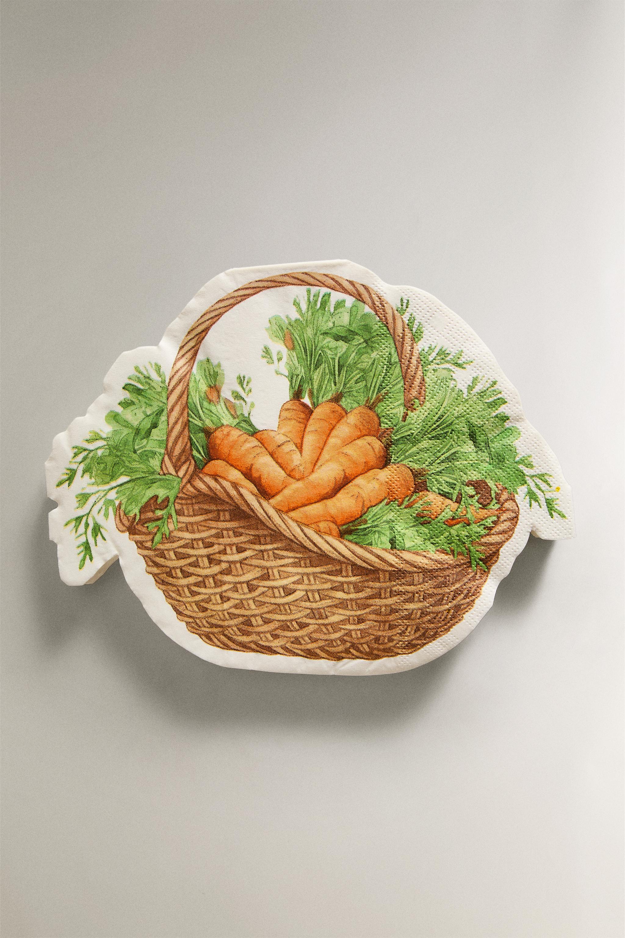 CARROT PAPER NAPKIN PACK (20-COUNT)